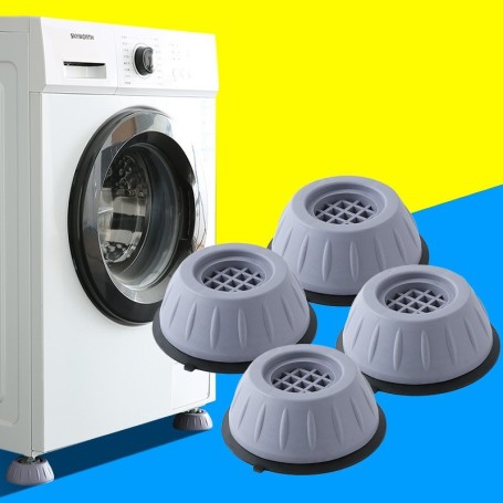 4 pezzi lavatrice universale Foot Pad Shock Pad antiscivolo antiurto cuscino altezza crescente frigorifero a prova di umidità
