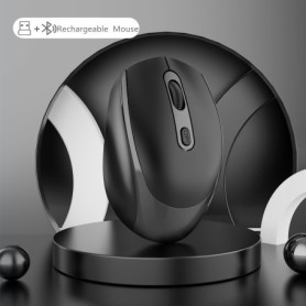 Mouse Bluetooth Wireless ricaricabile Mute USB Mouse da gioco ergonomico per Computer Laptop Macbook