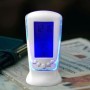 Sveglia digitale con temperatura del calendario multifunzione con luce posteriore blu calendario elettronico termometro orologio