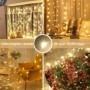 Tenda calda LED String Lights decorazione natalizia telecomando Holiday Wedding Fairy Garland Lights per camera da letto Outdoor
