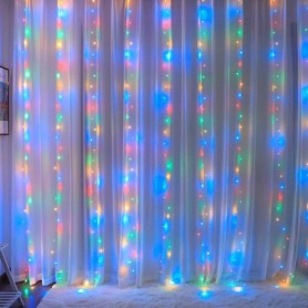 RGB Curtain LED String...