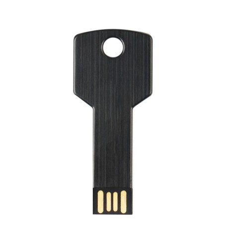 Chiavetta USB a forma di chiave in metallo 64GB Pen Drive nero Silver Memory Stick dispositivi di archiviazione a capacità reale