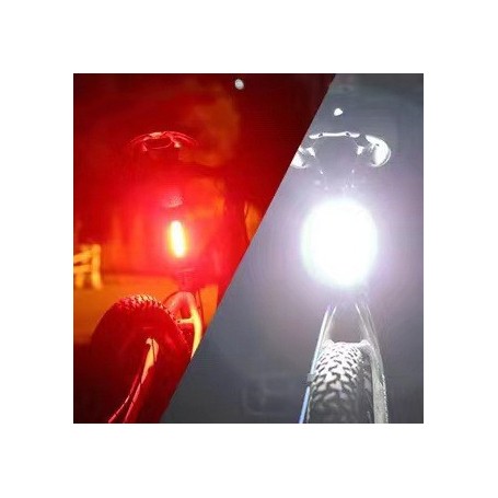 Luce freno bici Flash fanale posteriore giro posteriore bicicletta telecomando senza fili tornitura luci di sicurezza Laser per 