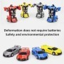 Una deformazione chiave giocattoli per auto trasformazione automatica Robot modello di plastica auto divertenti pressofusi gioca