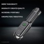 Nuovo stile Zoom telescopico torcia a luce forte ricarica USB piccolo faretto portatile lampada di illuminazione per esterni di 