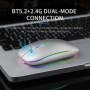 Nuovo Mouse Wireless Bluetooth con Mouse RGB ricaricabile USB per Computer portatile PC Macbook Gaming Mouse Gamer 2.4GHz portat