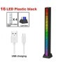Luci sinfoniche RGB controllo del suono LED ritmo musica luce ambientale lampada Pickup App controllo striscia luce per Computer